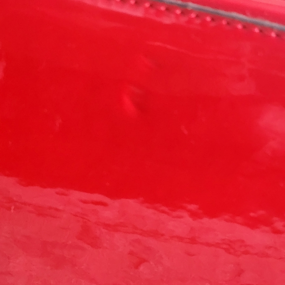 NWT Call It Spring Glossy Red Vegan DOCTOR HANDBAG - Picture 10 of 13